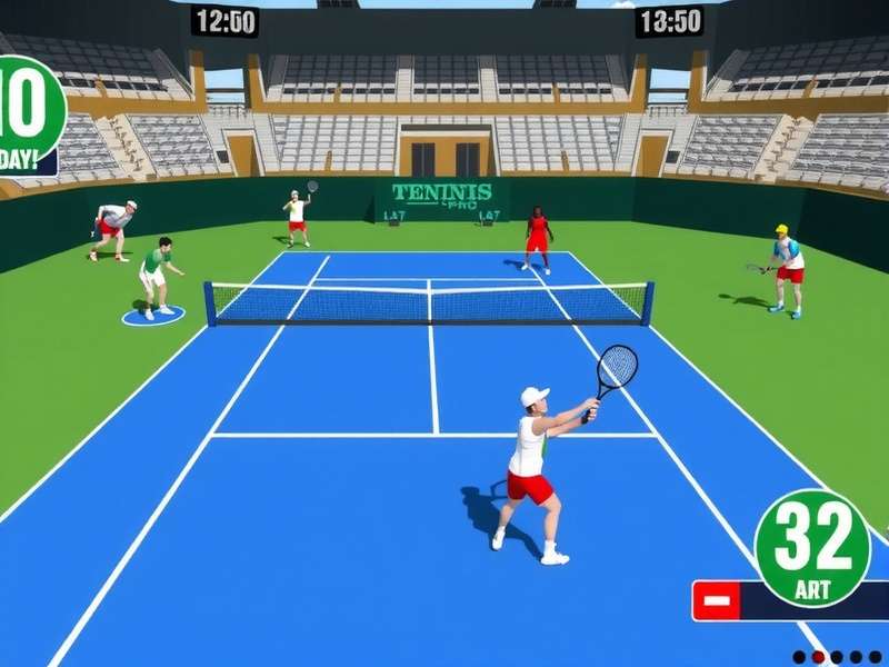 Legendary Tennis Pro Game Screenshot